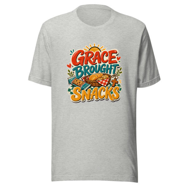 Grace Brought Snacks Heartbeat-20260629T075649Z Graphic Tee mockup 11