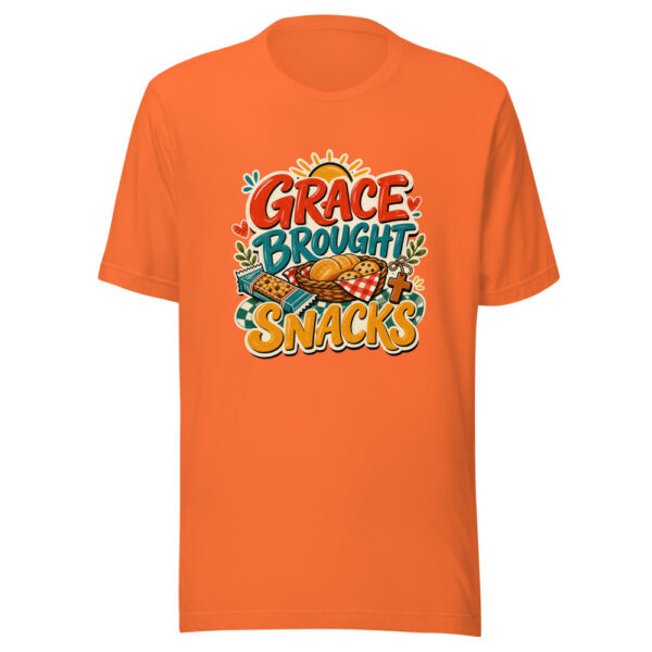 Grace Brought Snacks Heartbeat-20260629T075649Z Graphic Tee mockup 18