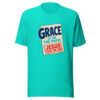 Grace Is On The House — Jesus Paid The Tab Grace-on-the-house Graphic Tee mockup 3 Grace Is On The House — Jesus Paid The Tab Grace-on-the-house Graphic Tee mockup 3