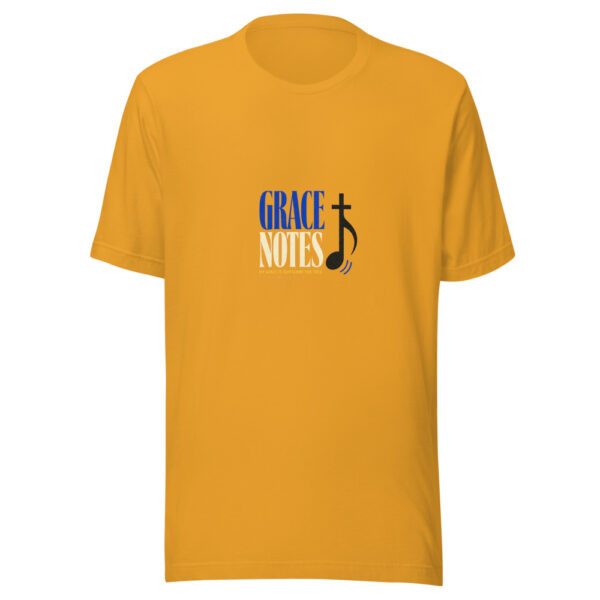 Grace Notes — My Grace Is Sufficient For Thee — 2 Corinthians 12:9 Grace-notes Graphic Tee mockup 1 Grace Notes — My Grace Is Sufficient For Thee — 2 Corinthians 12:9 Grace-notes Graphic Tee front view