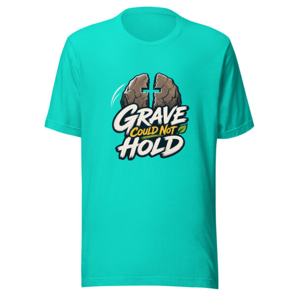 Grave Could Not Hold Graphic Tee mockup 3