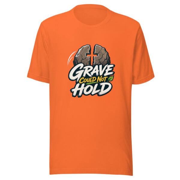 Grave Could Not Hold Graphic Tee mockup 6