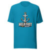Held Fast By Jesus Graphic Tee front view