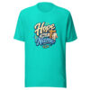 Hope Has A Name Graphic Tee mockup 2