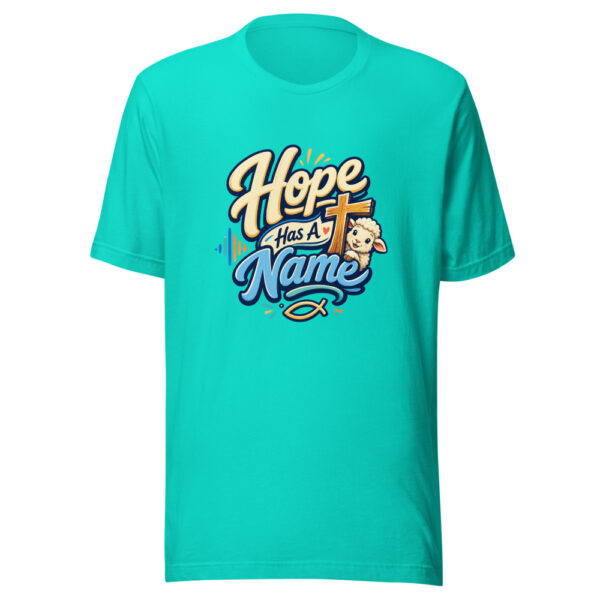 Hope Has A Name Graphic Tee mockup 2