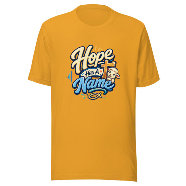 Hope Has A Name Graphic Tee mockup 3