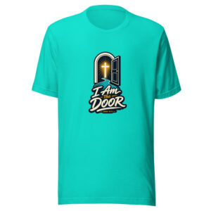 I Am The Door Graphic Tee mockup 1 I Am The Door Graphic Tee front view