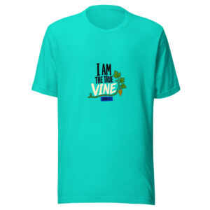 I Am The True Vine. John 15:1 True-vine-baseline Graphic Tee mockup 1 I Am The True Vine. John 15:1 True-vine-baseline Graphic Tee front view