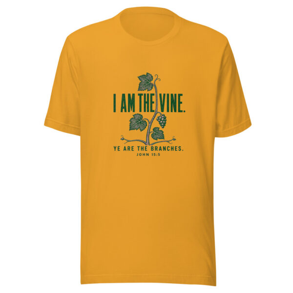 I Am The Vine Ye Are The Branches John 15:5 True-vine-john-15 Graphic Tee mockup 3