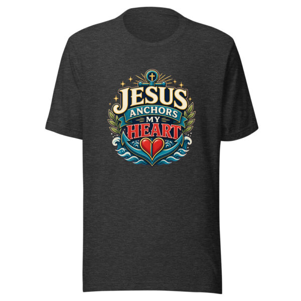 JESUS ANCHORS MY HEART Heartbeat-20260621-codex-fallback Graphic Tee mockup 12