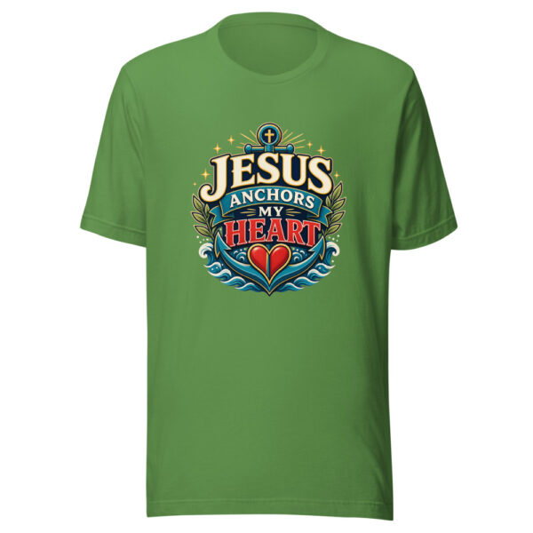 JESUS ANCHORS MY HEART Heartbeat-20260621-codex-fallback Graphic Tee mockup 17