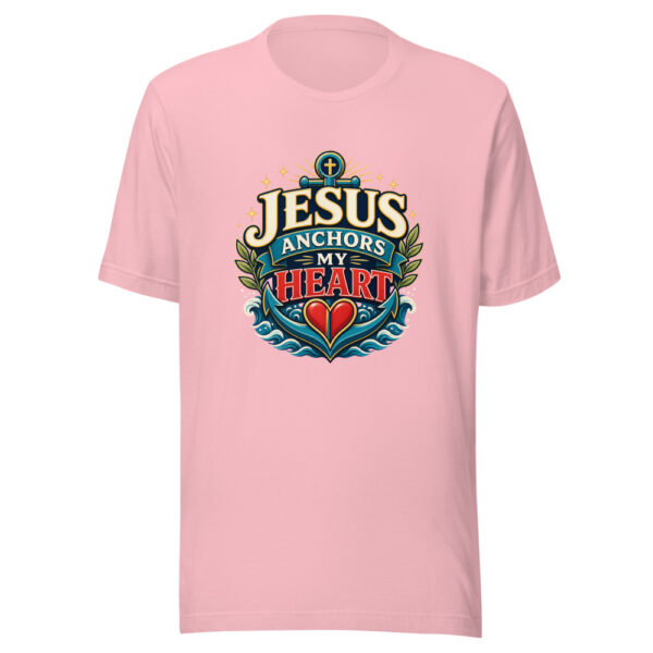 JESUS ANCHORS MY HEART Heartbeat-20260621-codex-fallback Graphic Tee mockup 19