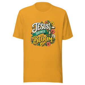 JESUS BRINGS THE BLOOM Heartbeat-20260621-codex-fallback Graphic Tee mockup 1 JESUS BRINGS THE BLOOM Heartbeat-20260621-codex-fallback Graphic Tee front view
