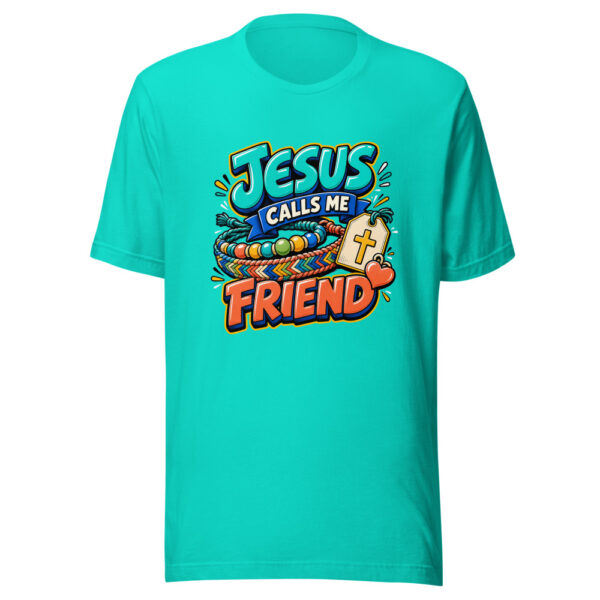 Jesus Calls Me Friend Graphic Tee mockup 3 Jesus Calls Me Friend Graphic Tee mockup 3