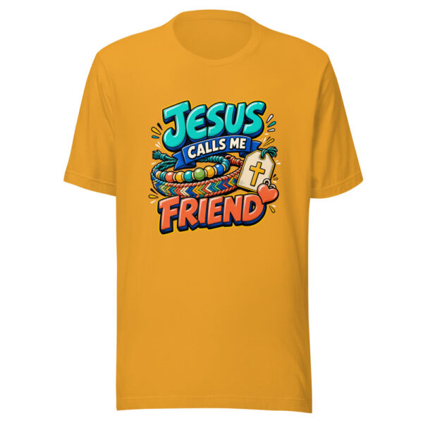 Jesus Calls Me Friend Graphic Tee mockup 4 Jesus Calls Me Friend Graphic Tee mockup 4