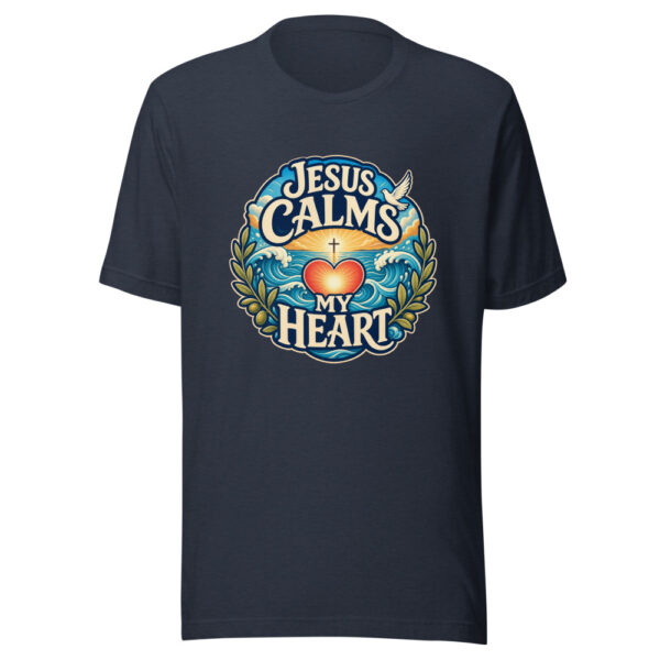 JESUS CALMS MY HEART Heartbeat-20260624-codex-fallback Graphic Tee mockup 13