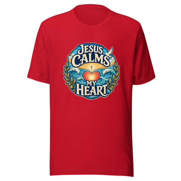 JESUS CALMS MY HEART Heartbeat-20260624-codex-fallback Graphic Tee mockup 20
