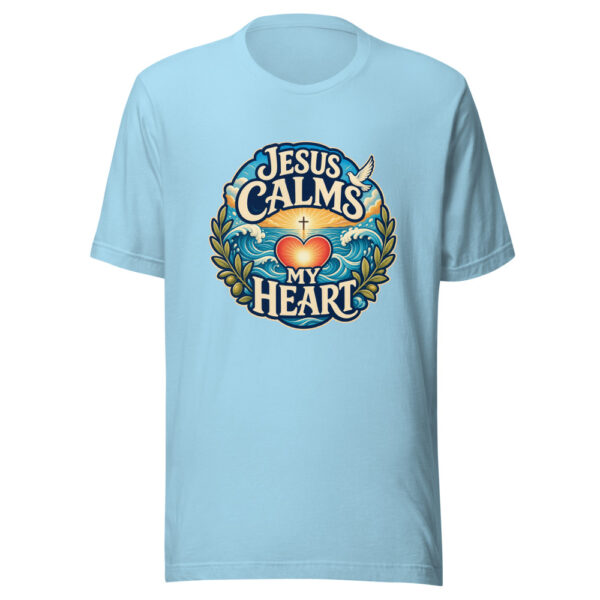 JESUS CALMS MY HEART Heartbeat-20260624-codex-fallback Graphic Tee mockup 5