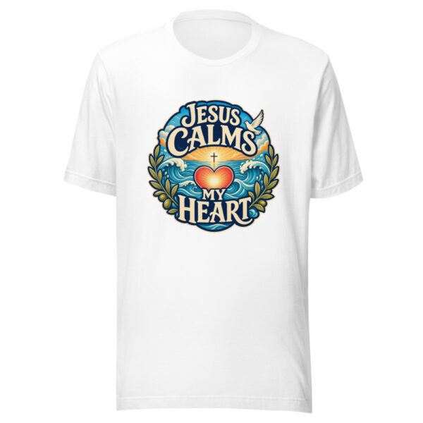 JESUS CALMS MY HEART Heartbeat-20260624-codex-fallback Graphic Tee mockup 8