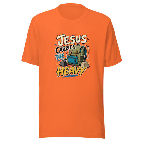 Jesus Carries The Heavy Heartbeat-20260629T105650Z Graphic Tee mockup 6