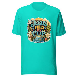 JESUS FILLS MY CUP Heartbeat-20260623-codex-fallback Graphic Tee front view