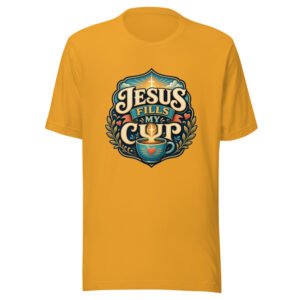 JESUS FILLS MY CUP Heartbeat-20260624-codex-fallback Graphic Tee mockup 1 JESUS FILLS MY CUP Heartbeat-20260624-codex-fallback Graphic Tee front view