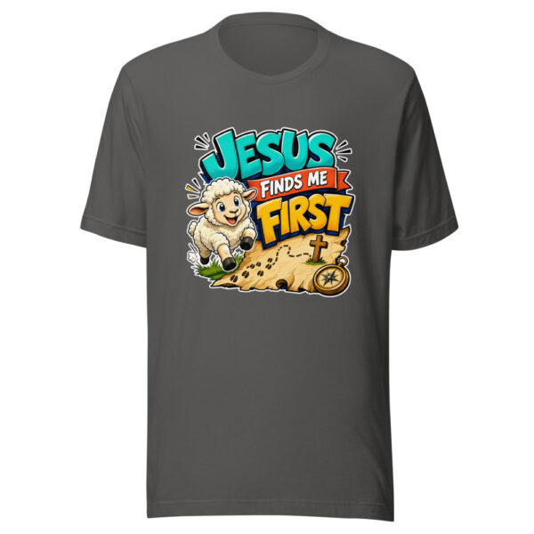 Jesus Finds Me First Graphic Tee mockup 10