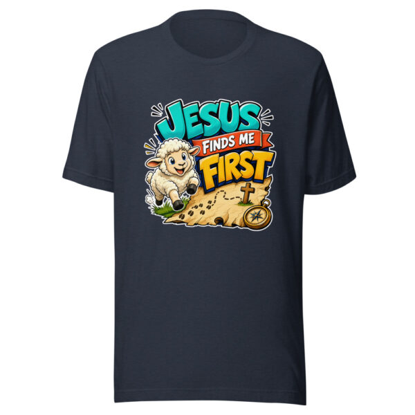 Jesus Finds Me First Graphic Tee mockup 13