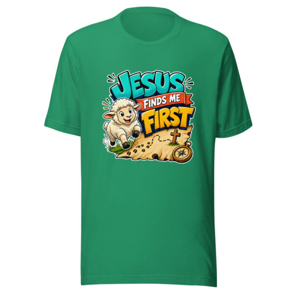 Jesus Finds Me First Graphic Tee mockup 16