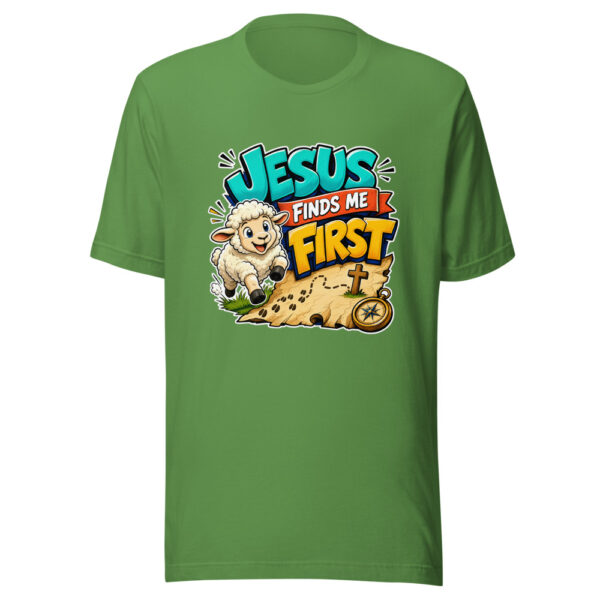 Jesus Finds Me First Graphic Tee mockup 17