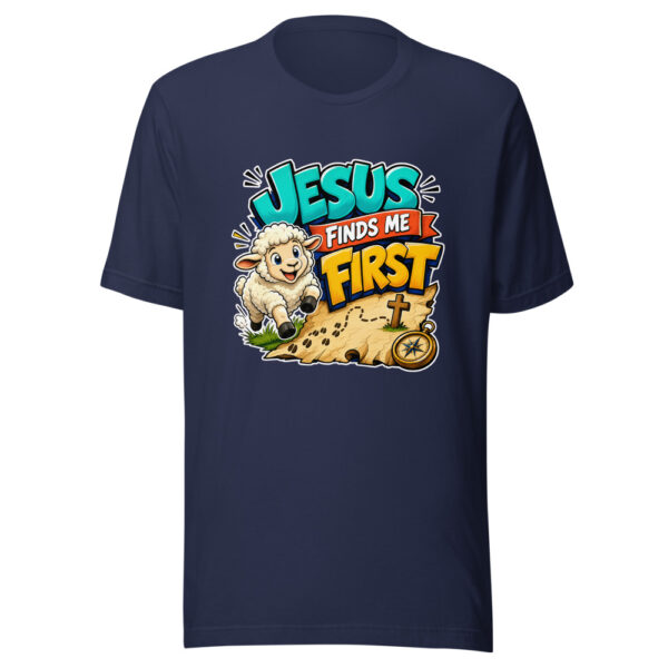 Jesus Finds Me First Graphic Tee mockup 9
