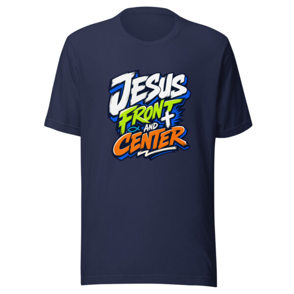 Jesus Front And Center Graphic Tee mockup 9 Jesus Front And Center Graphic Tee mockup 9