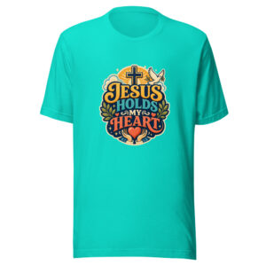 JESUS HOLDS MY HEART Heartbeat-20260623-codex-fallback Graphic Tee front view