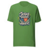 Jesus Holds My Heart Heartbeat-20260701T021745Z Graphic Tee mockup 16