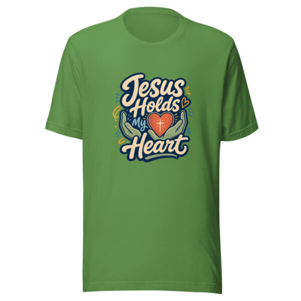 Jesus Holds My Heart Heartbeat-20260701T021745Z Graphic Tee mockup 16
