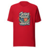 Jesus Holds My Heart Heartbeat-20260701T021745Z Graphic Tee mockup 19