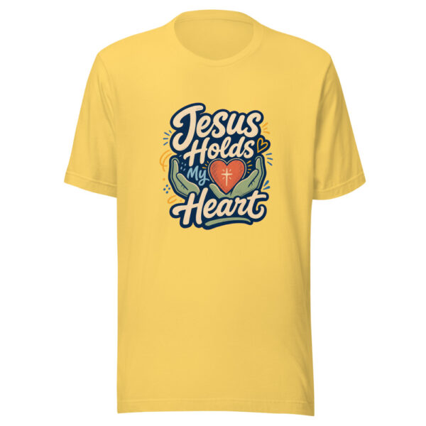Jesus Holds My Heart Heartbeat-20260701T021745Z Graphic Tee mockup 20