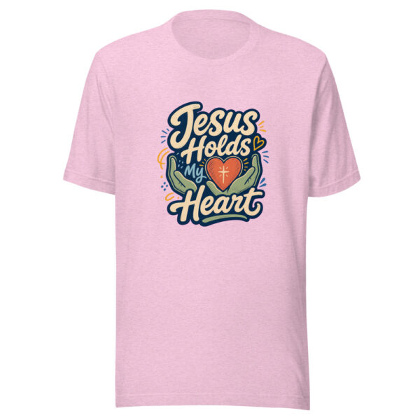 Jesus Holds My Heart Heartbeat-20260701T021745Z Graphic Tee mockup 23