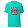Jesus Holds My Heart Heartbeat-20260701T021745Z Graphic Tee mockup 4