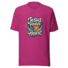Jesus Holds My Heart Heartbeat-20260701T021745Z Graphic Tee mockup 5