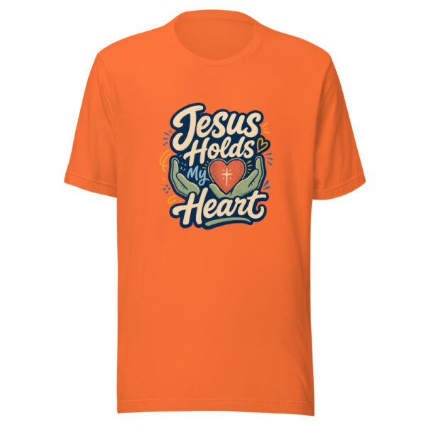 Jesus Holds My Heart Heartbeat-20260701T021745Z Graphic Tee mockup 6