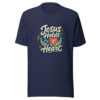 Jesus Holds My Heart Heartbeat-20260701T021745Z Graphic Tee mockup 9