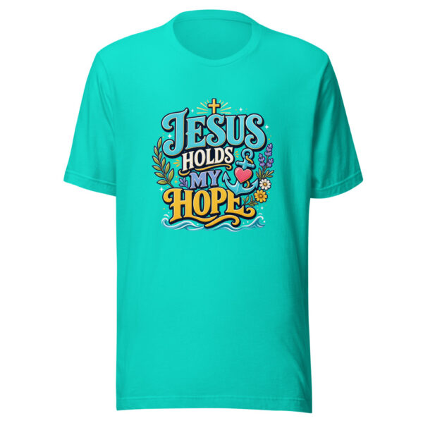 JESUS HOLDS MY HOPE Heartbeat-20260622-codex-fallback Graphic Tee mockup 3