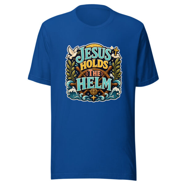 JESUS HOLDS THE HELM Heartbeat-20260623-codex-fallback Graphic Tee front view