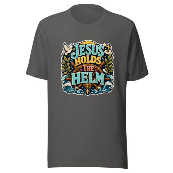 JESUS HOLDS THE HELM Heartbeat-20260623-codex-fallback Graphic Tee mockup 10