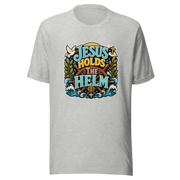 JESUS HOLDS THE HELM Heartbeat-20260623-codex-fallback Graphic Tee mockup 11