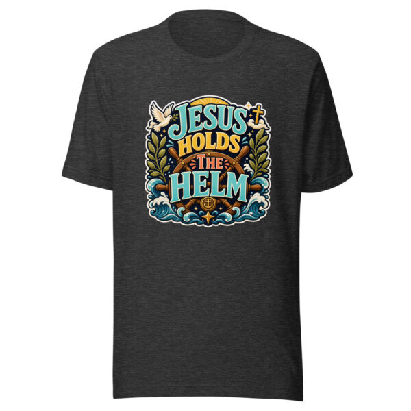 JESUS HOLDS THE HELM Heartbeat-20260623-codex-fallback Graphic Tee mockup 12