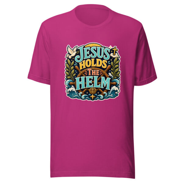 JESUS HOLDS THE HELM Heartbeat-20260623-codex-fallback Graphic Tee mockup 15