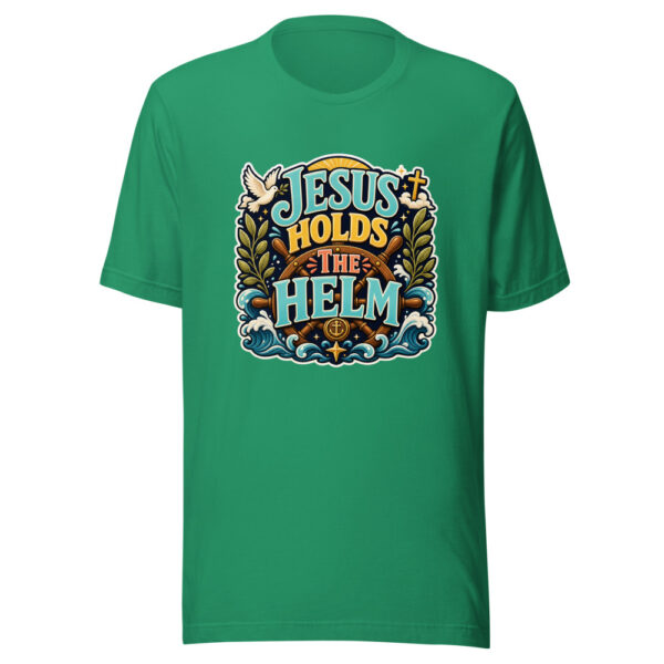 JESUS HOLDS THE HELM Heartbeat-20260623-codex-fallback Graphic Tee mockup 16