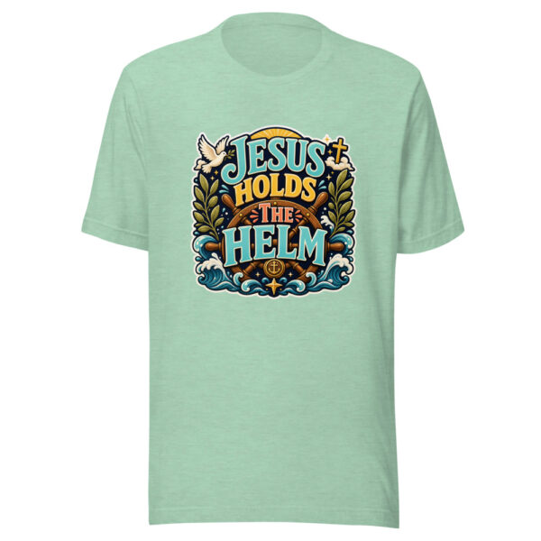 JESUS HOLDS THE HELM Heartbeat-20260623-codex-fallback Graphic Tee mockup 24